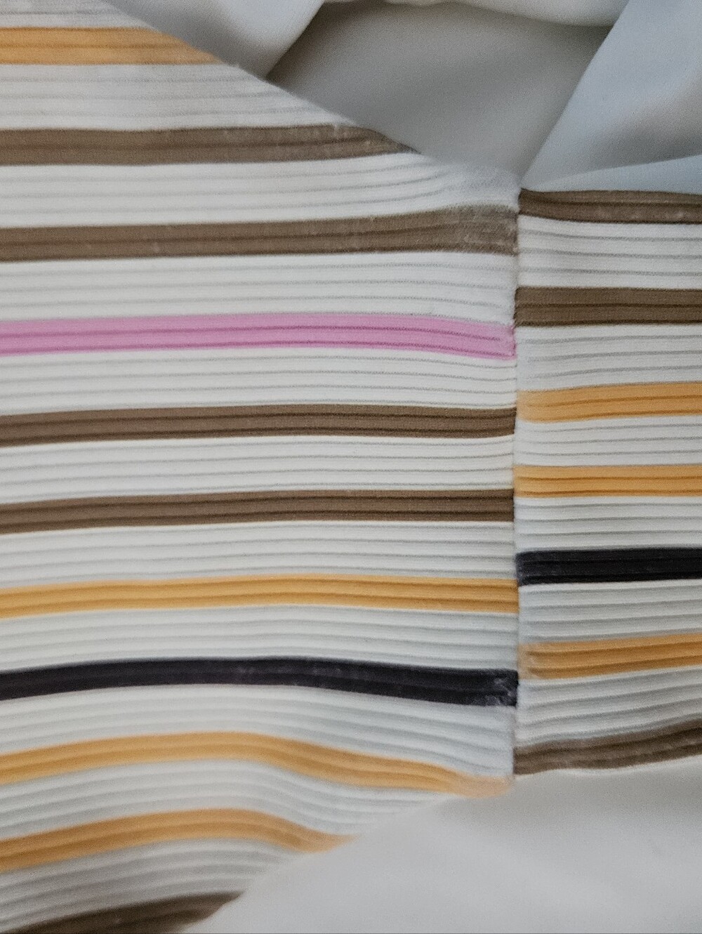 Zulu & Zephyr Mandarin Stripe Wrap Cutout One Piece Swimsuit Ribbed Beach Sz 6 - Picture 15 of 16